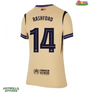 Barcelona Marcus Rashford #14 Bortatröja Kvinnor 2025-26 Kortärmad